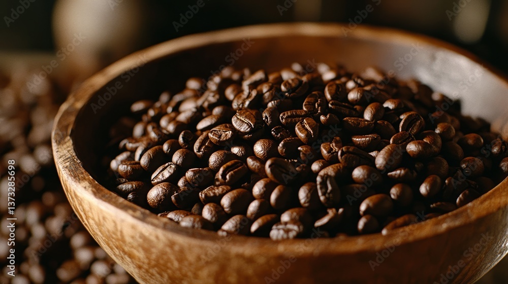 Fototapeta premium Coffee beans. Vintage background