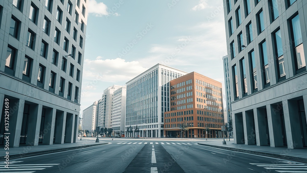 Fototapeta premium Modern Urban Mockup - Design Concept