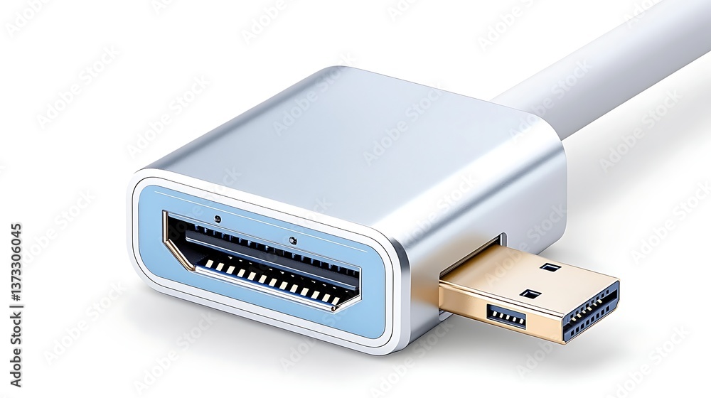 Sleek Minimalist HDMI to Mini DisplayPort Adapter for Modern Connectivity Sleek Minimalist HDMI to Mini DisplayPort Adapter for Modern Connectivity