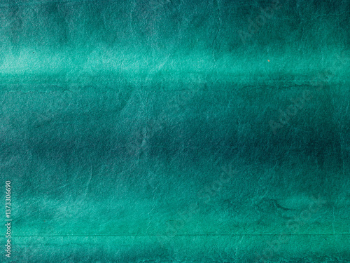 和紙　グラデーション　縞模様　エメラルドグリーン