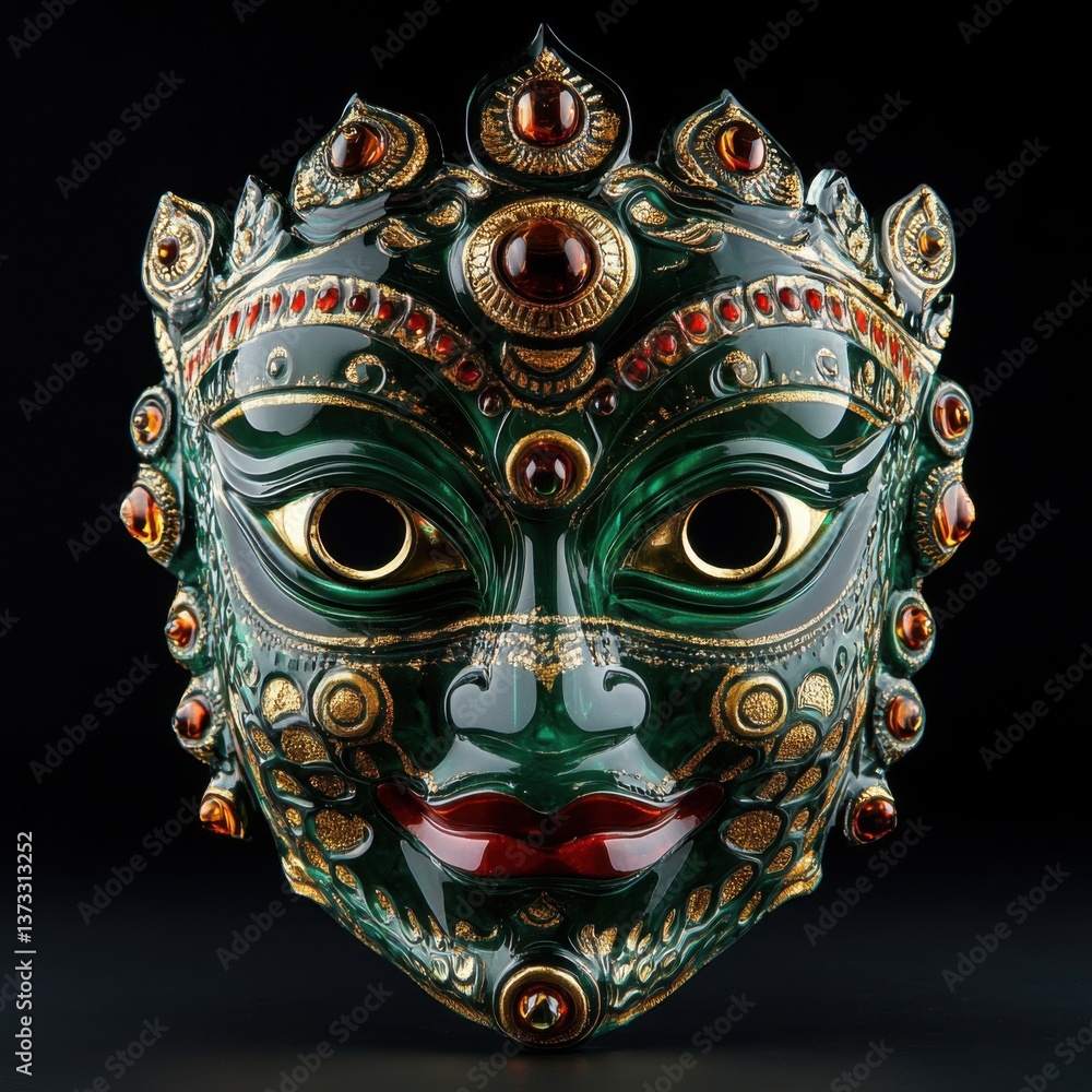 carnival mask on black carnival mask on black