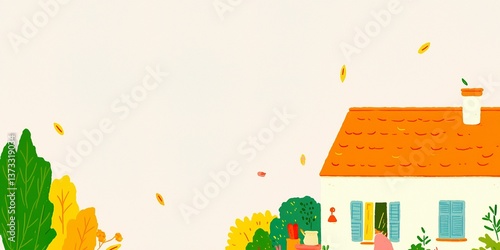 Charming illustration of a ...