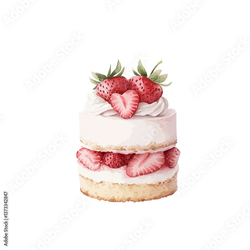 Sweet Strawberry Cake: A de...