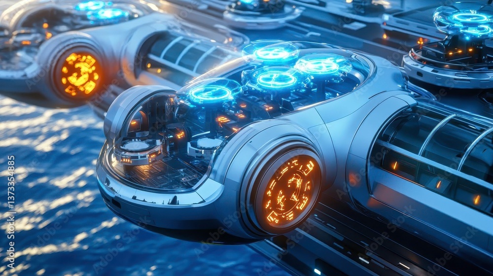 Futuristic Vehicles, Ocean View, Sci-Fi Concept - Futuristic Transp. Futuristic Vehicles, Ocean View, Sci-Fi Concept - Futuristic Transp.