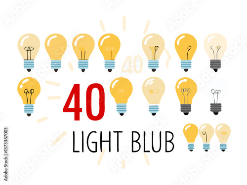 Creative light bulb idea symbol for innovation and inspiration