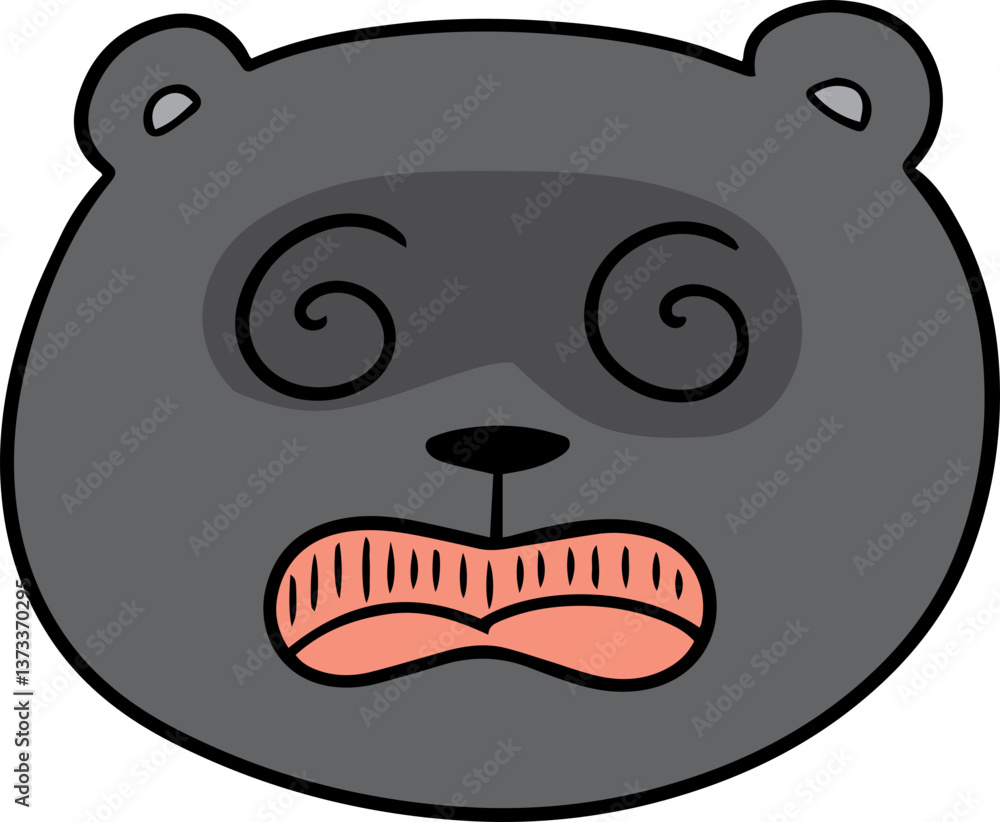 Illustration of confusing bear
Illustration of confusing bear
