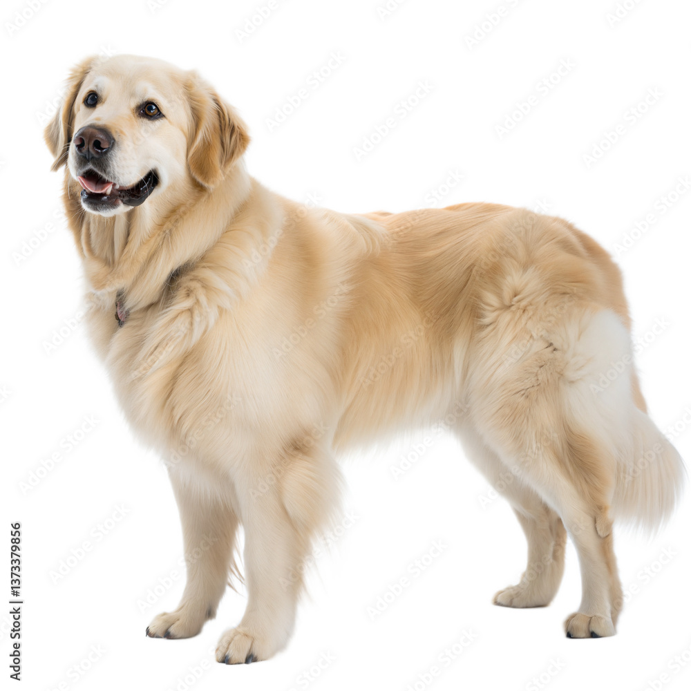 Obraz premium Golden Pyrenees AI Generated Image