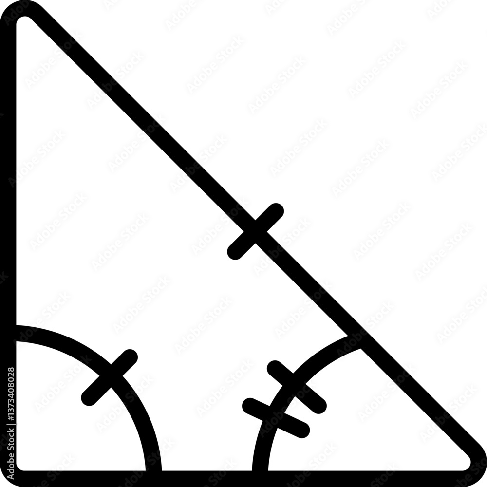 triangle Illustration on a white background. triangle Illustration on a white background.