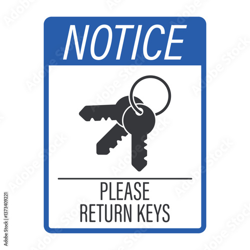 Isolated pictogram icon, hanged keys on a keychain, symbolize access, return key here, security, password