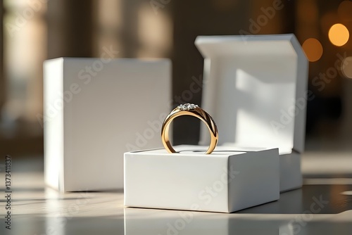 wedding rings on a wedding ring