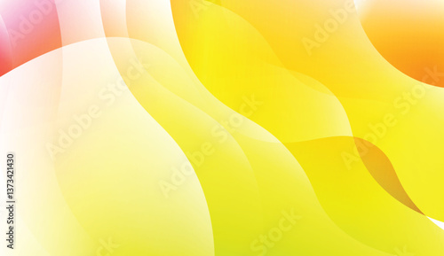Wavy Background. For Design Flyer, Banner, Landing Page. Vector Illustration with Color Gradient.