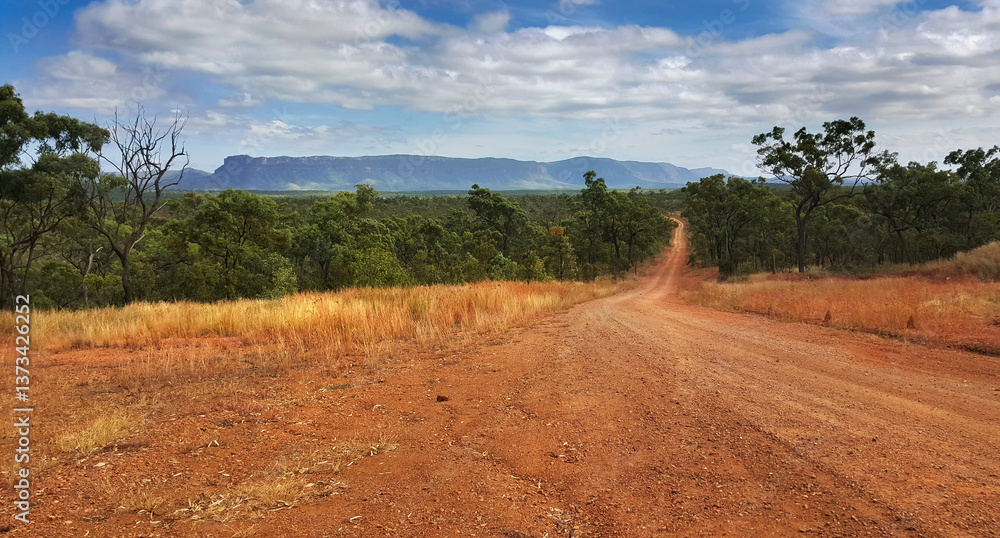 Obraz premium Scenic Outback Road Landscape