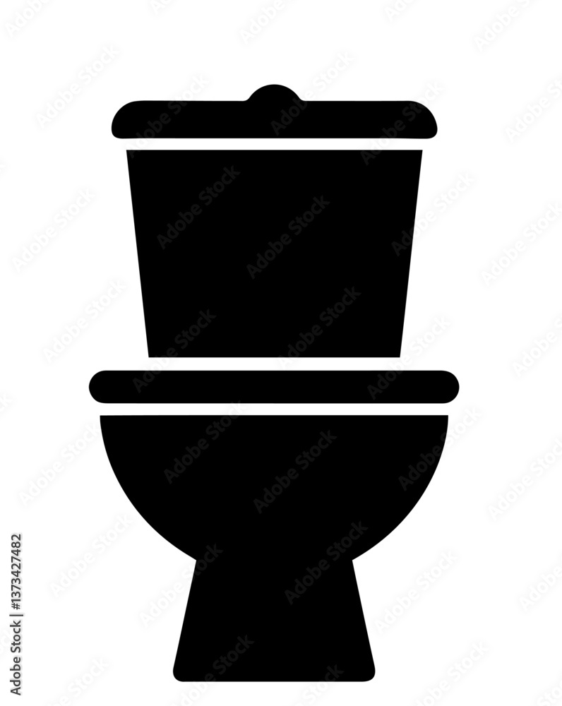 Toilet design with bowl, tank, and automatic flush system, symbolizing sanitary fixture for waste disposal. Sanitary Fixture for Waste Disposal and Hygiene
Toilet design with bowl, tank, and automatic flush system, symbolizing sanitary fixture for waste disposal. Sanitary Fixture for Waste Disposal and Hygiene