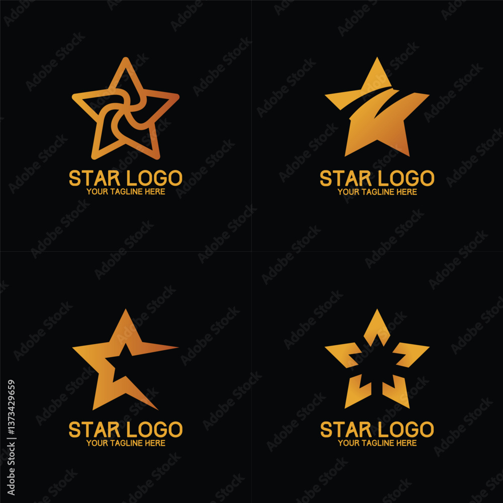 Obraz premium Star Logo Designs