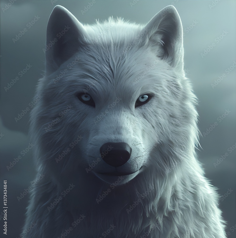 Obraz premium wolf in the snow