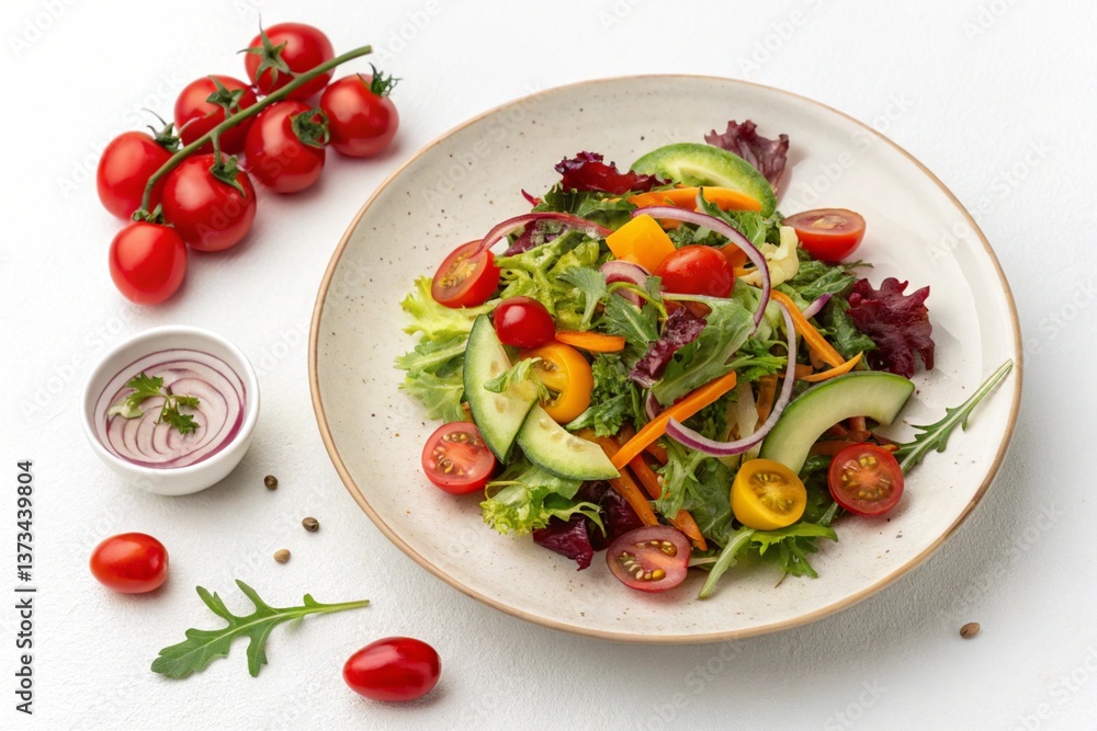 salad with vegetables salad with vegetables
