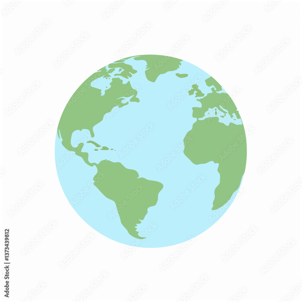 Earth Day logo with globe and protective hands illustration Earth Day logo with globe and protective hands illustration
