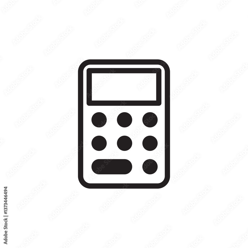 vector calculator icon vector calculator icon