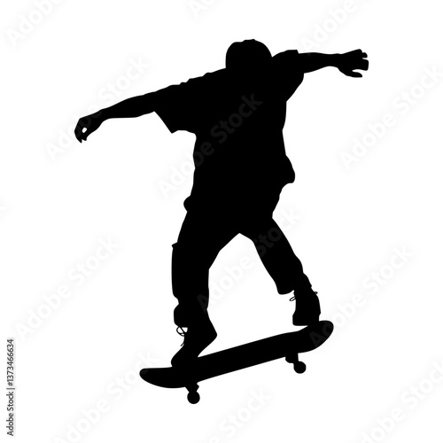 Skater Silhouette - Action Sports
