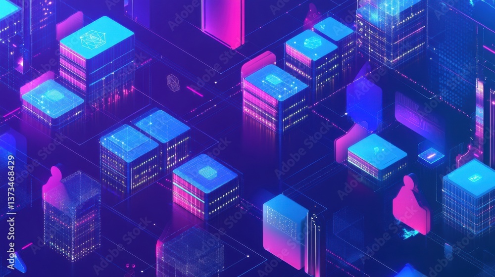 Blockchain architect developing decentralized cloud storage solutions, office with blockchain software and data encryption models, Cloud Storage Blockchain style Blockchain architect developing decentralized cloud storage solutions, office with blockchain software and data encryption models, Cloud Storage Blockchain style