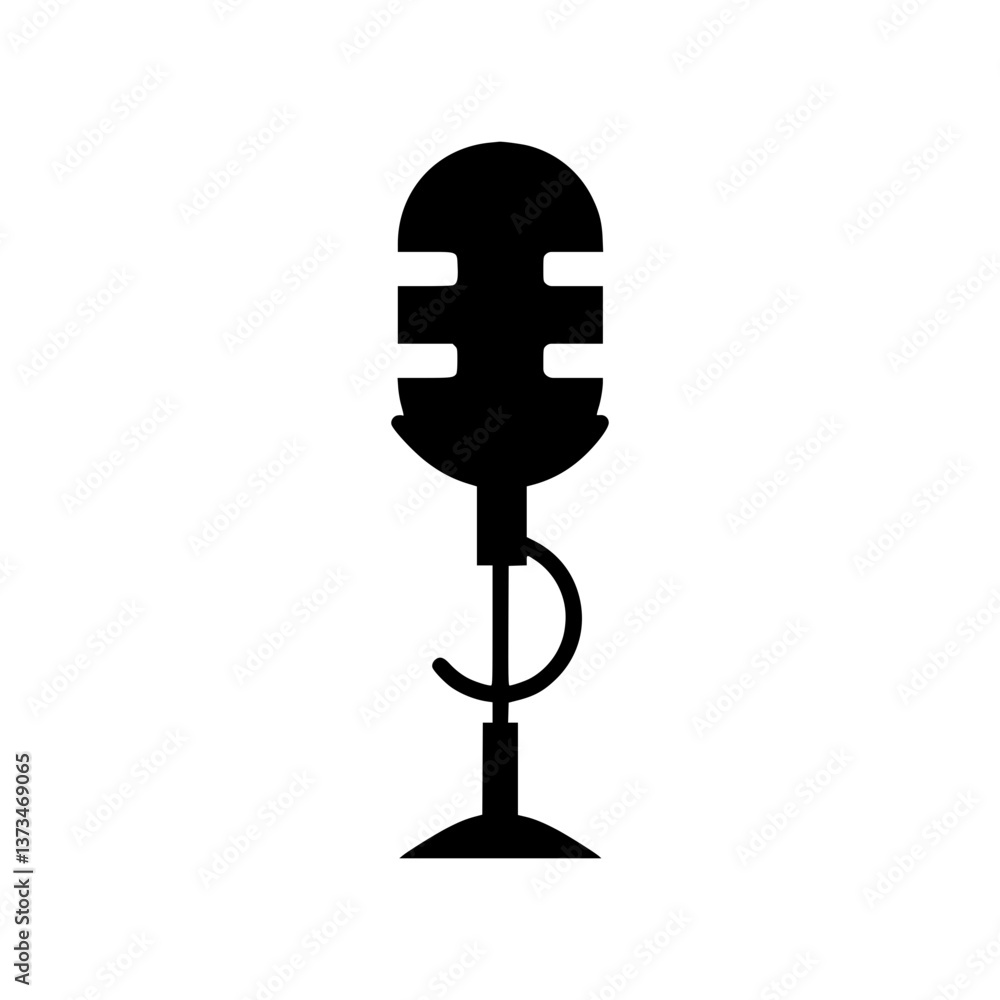 Microphone Icon - Vector Illustration Microphone Icon - Vector Illustration