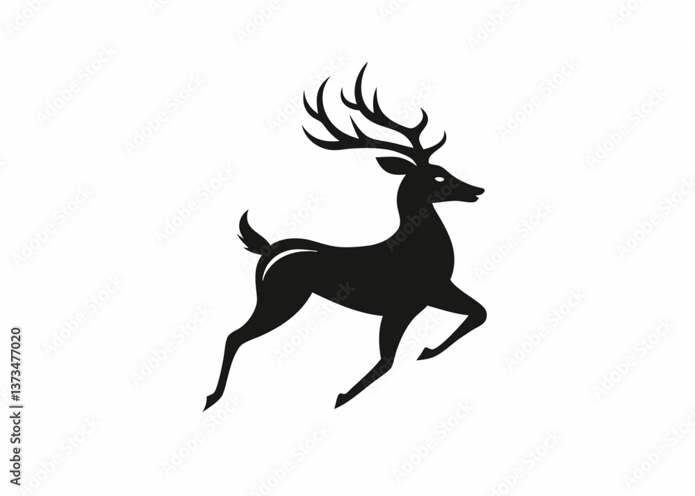 deer silhouette vector deer silhouette vector
