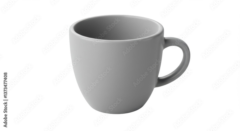 Gray Ceramic Coffee Mug Gray Ceramic Coffee Mug