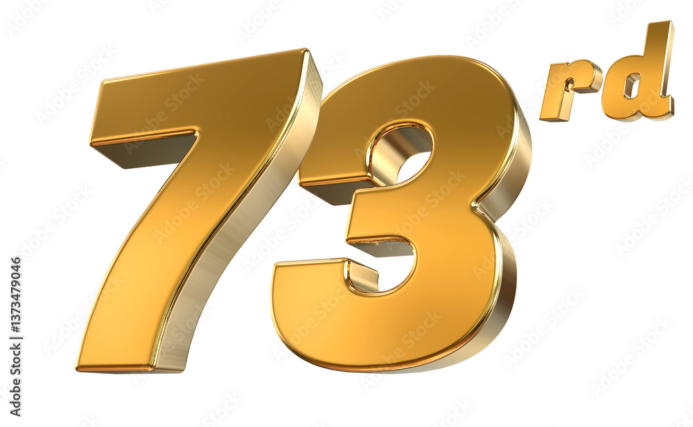 73rd Anniversary Gold 73rd Anniversary Gold