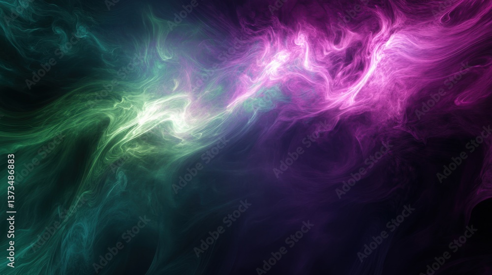 Obraz premium glow overlay background with swirling glowing shapes, high resolution