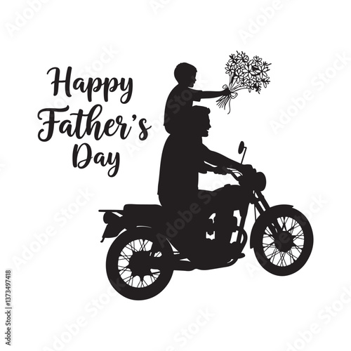 happy father's day celebration lettering text typescript font for t-shirt vector design illustration
