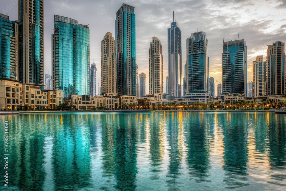 Fototapeta premium Modern Skyscraper Skyline