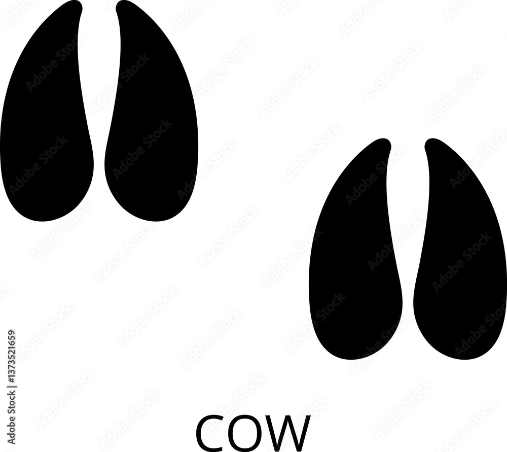 Animals footprints. Realistic Prints wildlife foot icon, bird paw, pets footstep silhouette, print hoofed feet. Cat, dog, wolf, chicken, horse and other illustrations. Animals footprints. Realistic Prints wildlife foot icon, bird paw, pets footstep silhouette, print hoofed feet. Cat, dog, wolf, chicken, horse and other illustrations.