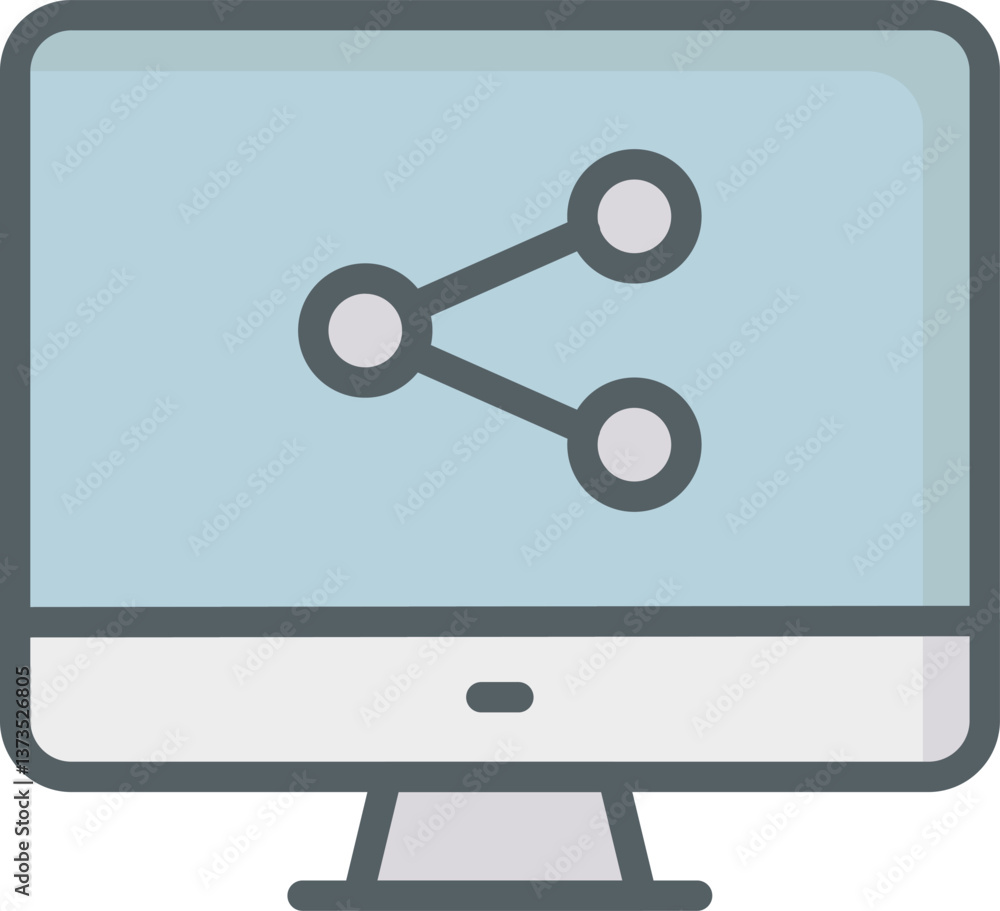 monitor screen Illustration on a white background. monitor screen Illustration on a white background.