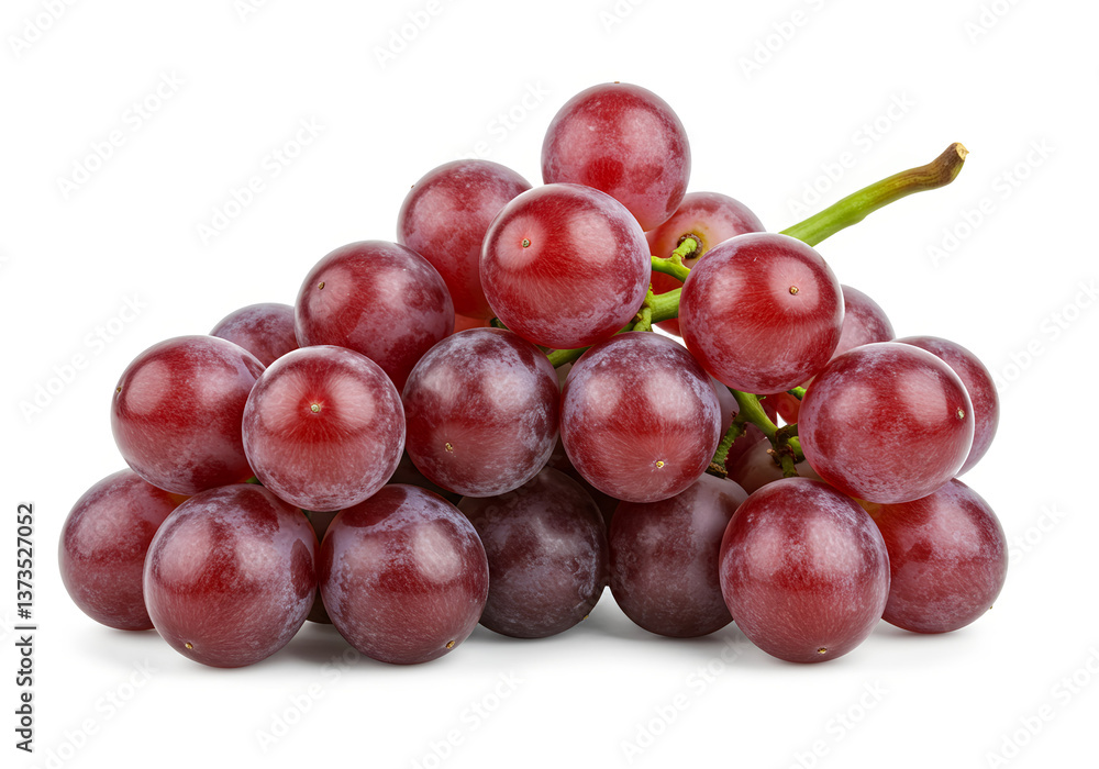 Red Grapes Isolated on White Red Grapes Isolated on White