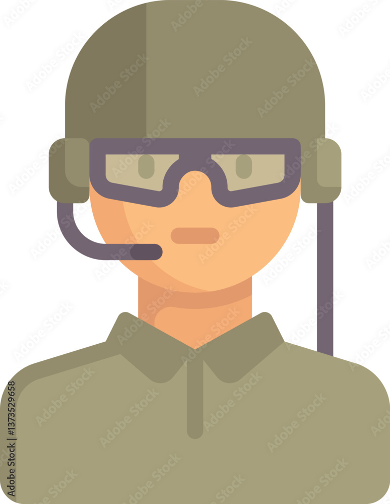 soldier Illustration on a white background. soldier Illustration on a white background.