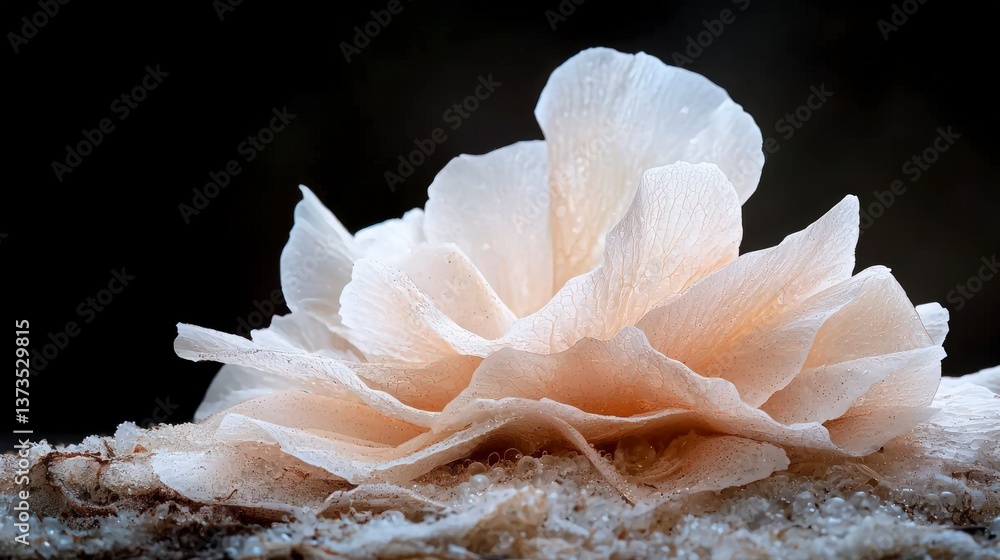 Delicate Flower Petals Close up Macro Photography Nature s Art Botanical Beauty Soft H