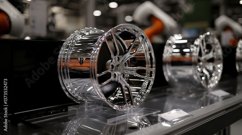 Chrome Alloy Wheels  Luxury Car Parts Manufacturing