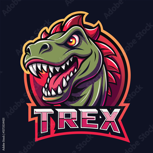 T-Rex Dinosaur Logo