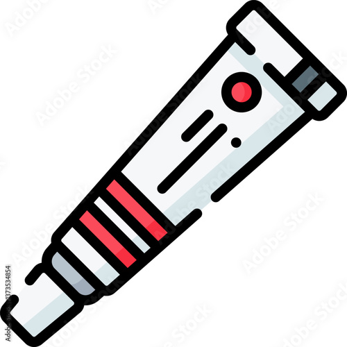 ointment Illustration on a white background.