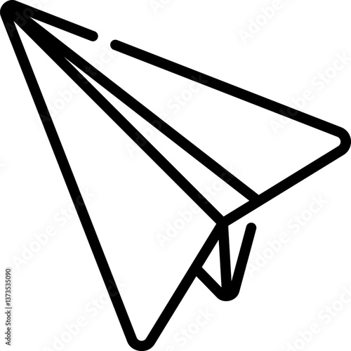 plane Illustration on a white background.