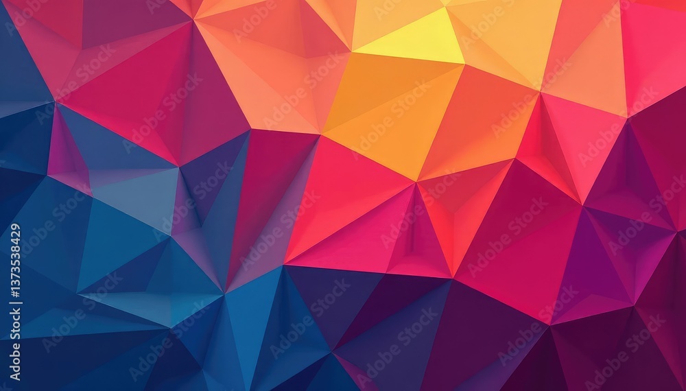 Fototapeta premium Geometric shapes tessellate, creating abstract background , grey, triangles, subtle