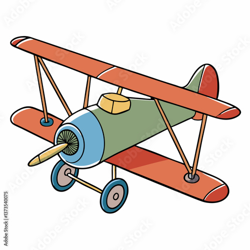 biplane-minimalist-design-with-a-white-background