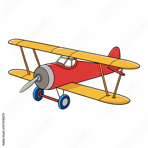 biplane-minimalist-design-with-a-white-background