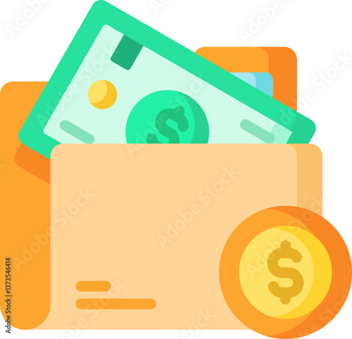 folder Illustration on a white background.