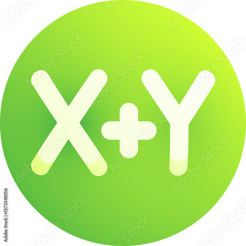 algebra Illustration on a white background.