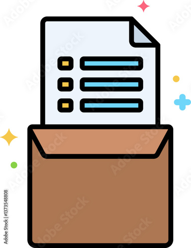 backlog Illustration on a white background.