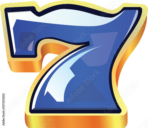 777 Slot wins the jackpot. Big win concept. Casino jackpot. Vector illustration
