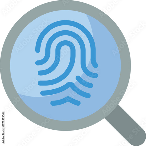 criminology Illustration on a white background.