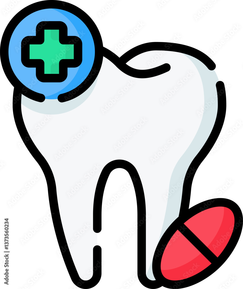 dentist Illustration on a white background. dentist Illustration on a white background.