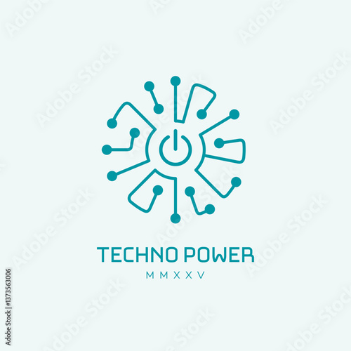 Technology power logo
